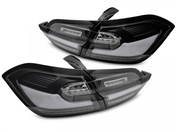 Led Rückleuchten schwarz klar für Ford Fiesta JHH MK8 ab 2017 dynamischer Blinker