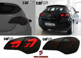 carDNA LED Rückleuchten für Opel Astra J 09+ schwarz rauch
