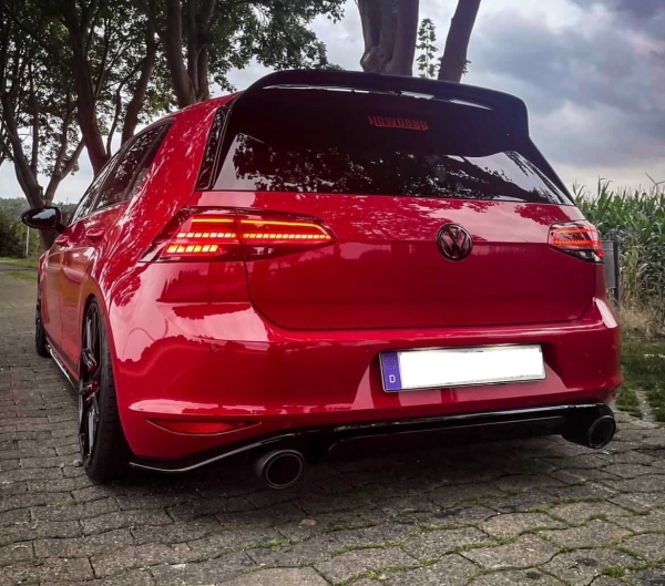 LED Rückleuchten für VW Golf 7 2013-2019 dynamischer LED Blinker rot smoke VL