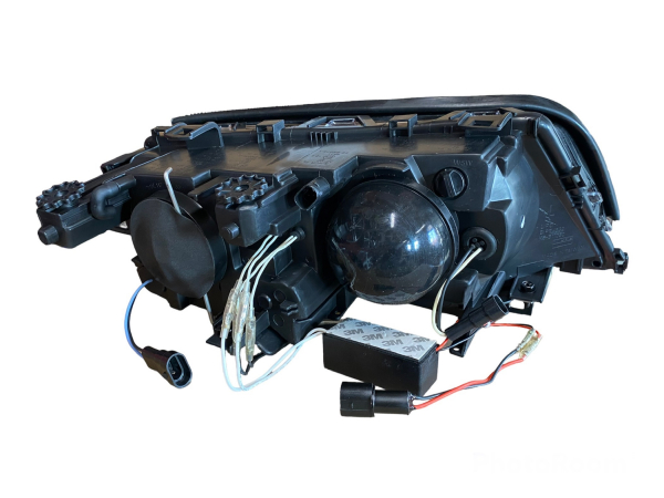 LED Angel Eyes Scheinwerfer für BMW E46 Coupe und Cabrio 98-03 schwarz E
