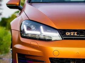 OSRAM LEDriving Scheinwerfer für VW GOLF 7 12-17 schwarz chrom
