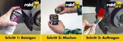 raid hp Bremssattellack türkis 6-teilig 2-Komponenten-System