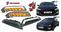 carDNA LED Frontblinker Standlicht für VW Scirocco 3 08+ smoke rauch