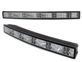 LITEC LED Tagfahrlicht 20 LEDs Tagfahrleuchten chrom 31cm