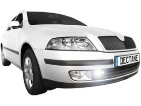 LED Tagfahrlicht für Skoda Octavia Typ 1Z 04-09 chrom