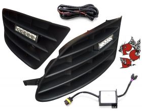 LED Tagfahrlicht für VW Golf 5 Plus 05-09 ohne NSW inkl. Blende