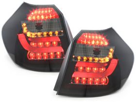 LED Rückleuchten für BMW 1er E81 E87 07-11 schwarz smoke Lightbar