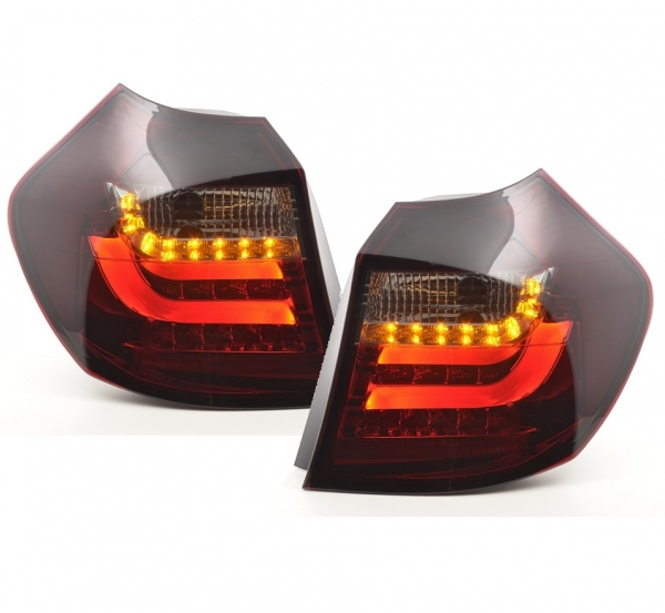 LED Rückleuchten für BMW 1er E81 E87 04-07 rot smoke Lightbar