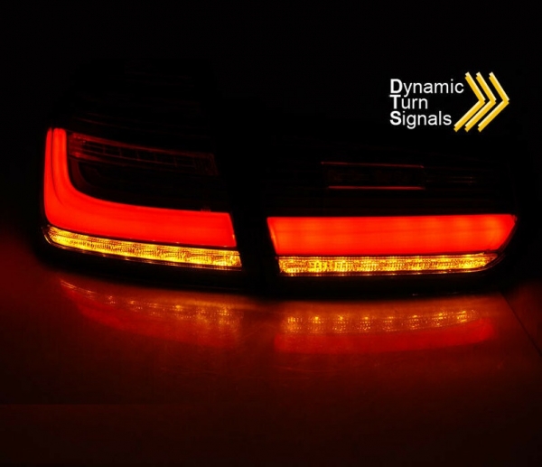 Lightbar LED Rückleuchten schwarz smoke für BMW F30 3er 11-18 Limousine dynamischer Led Blinker