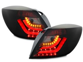 Lightbar LED Rückleuchten für Opel Astra H GTC 3-Türer schwarz Sonar