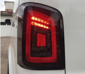 Voll LED Rückleuchten für VW T5 2003-2015 schwarz rot Laufblinker