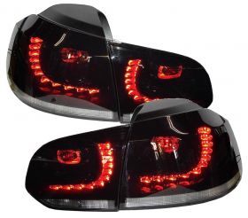 LED Rückleuchten für VW Golf VI 6 08+ schwarz smoke
