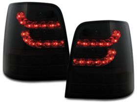 LITEC LED Rückleuchten für VW Touran 03-10 black/smoke schwarz