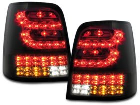 LITEC LED Rückleuchten für VW Touran 03-10 black/smoke schwarz