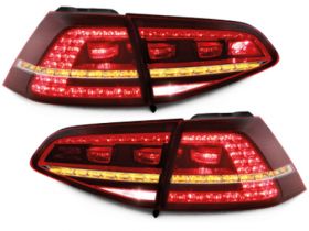 LED Rückleuchten für VW Golf 7 2013+ rot-klar GTI/R-Look Depo