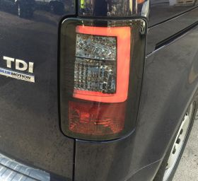 LED Rückleuchten für VW Caddy Bj. 03-15 schwarz smoke FLÜGELTÜRER