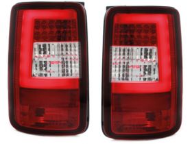 LED Rückleuchten für VW Caddy Bj. 03-15 rot-chrom LIGHTBAR