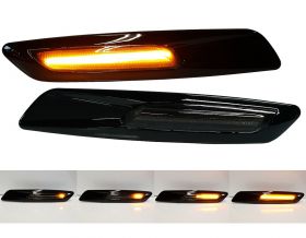 dynamische LED Seitenblinker schwarz LAUFBLINKER für BMW 1er 3er 5er