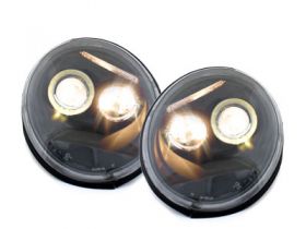 Angel Eyes Scheinwerfer für VW New Beetle 1997-2005 schwarz black