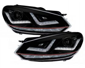 OSRAM XENARC Xenon Tagfahrlicht Scheinwerfer für VW GOLF 6 für HALOGEN rot