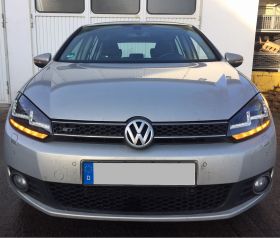 OSRAM XENARC Xenon Tagfahrlicht Scheinwerfer für VW GOLF 6 für HALOGEN rot