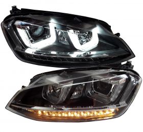 LED TAGFAHRLICHT Scheinwerfer für VW Golf 7 12-17 dynamischer LED-Blinker