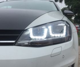 LED TAGFAHRLICHT Scheinwerfer für VW Golf 7 12-17 dynamischer LED-Blinker