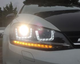 LED TAGFAHRLICHT Scheinwerfer für VW Golf 7 12-17 dynamischer LED-Blinker