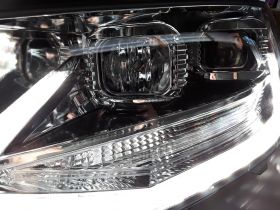 Scheinwerfer für VW T6 chrom Lightbar LED Tagfahrlicht Halogen-Blinker
