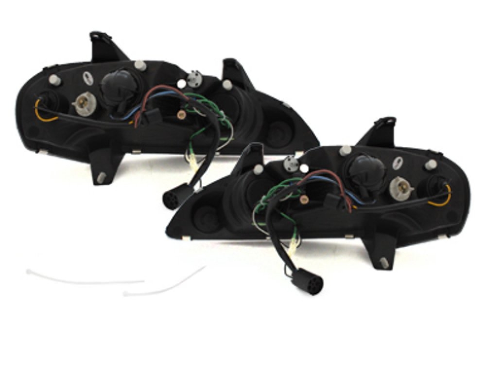 Scheinwerfer für Opel Tigra A 94-00 Led-Tagfahrlicht-Optik schwarz