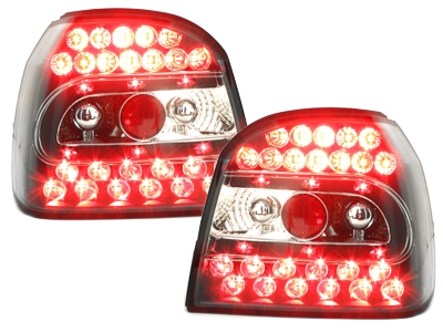 LED Rückleuchten für VW Golf 3 III 91-98 schwarz klar