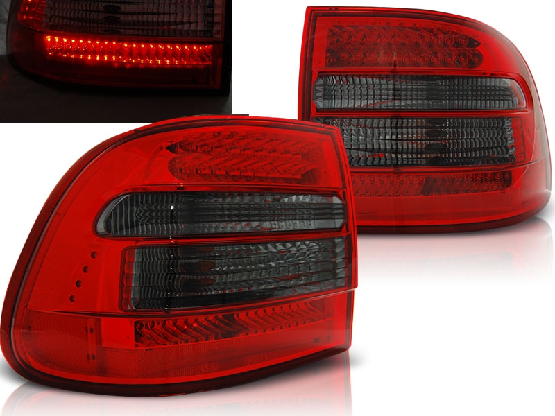 LED Rückleuchten für Porsche Cayenne 03-07 red smoke