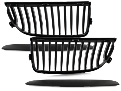 Frontgrill für BMW 3er E90 05-08 schwarz