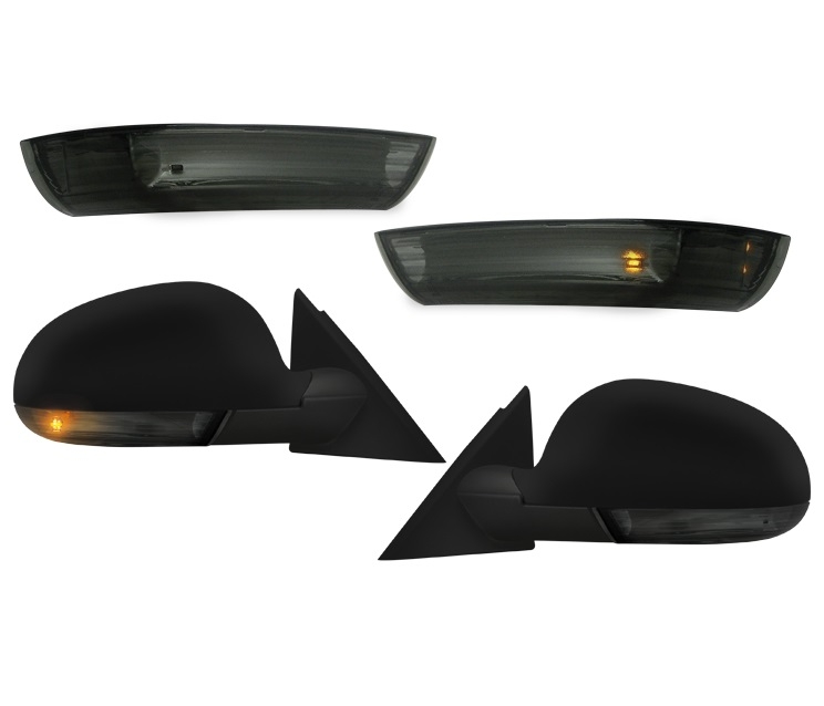 LED Spiegelblinker für VW Golf 5, Passat 3C B6, 3BG, Jetta schwarz