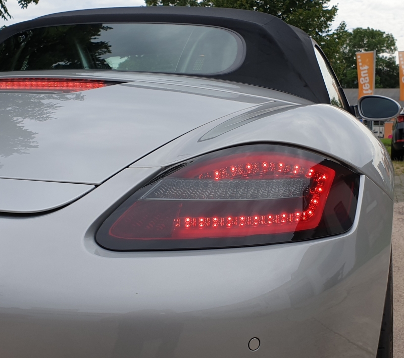 Lightbar LED Rückleuchten rot-rauch für Porsche Boxster 987/Cayman