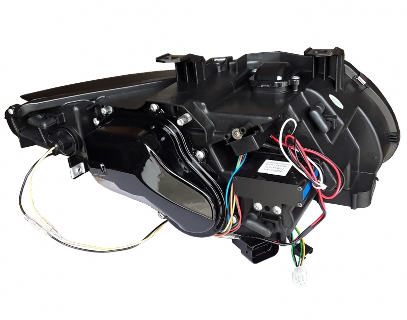 LED DRL Xenon Scheinwerfer für BMW E92 E93 05-10 schwarz mit AFS/Kurvenlicht