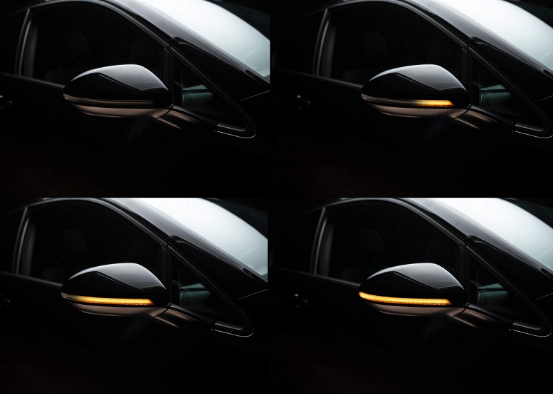OSRAM Dynamischer LED Spiegelblinker für VW Passat 3C B8 2014- Laufblinker WHITE-EDITION