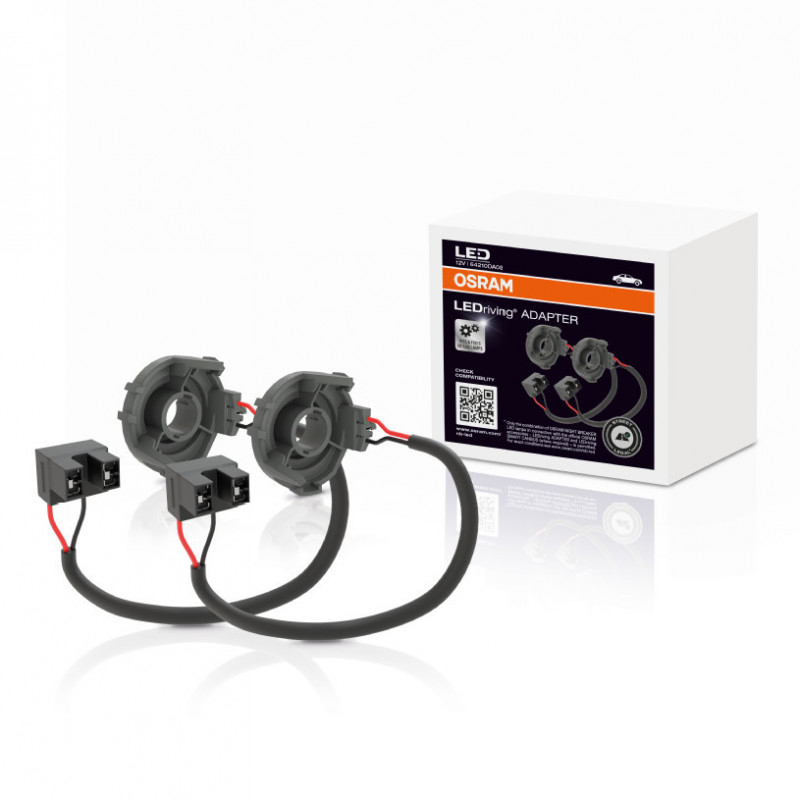 OSRAM NIGHT BREAKER H7 LED 330% Set für VW Touran 1T3 GP2 10-15 mit Adapter + Canbus