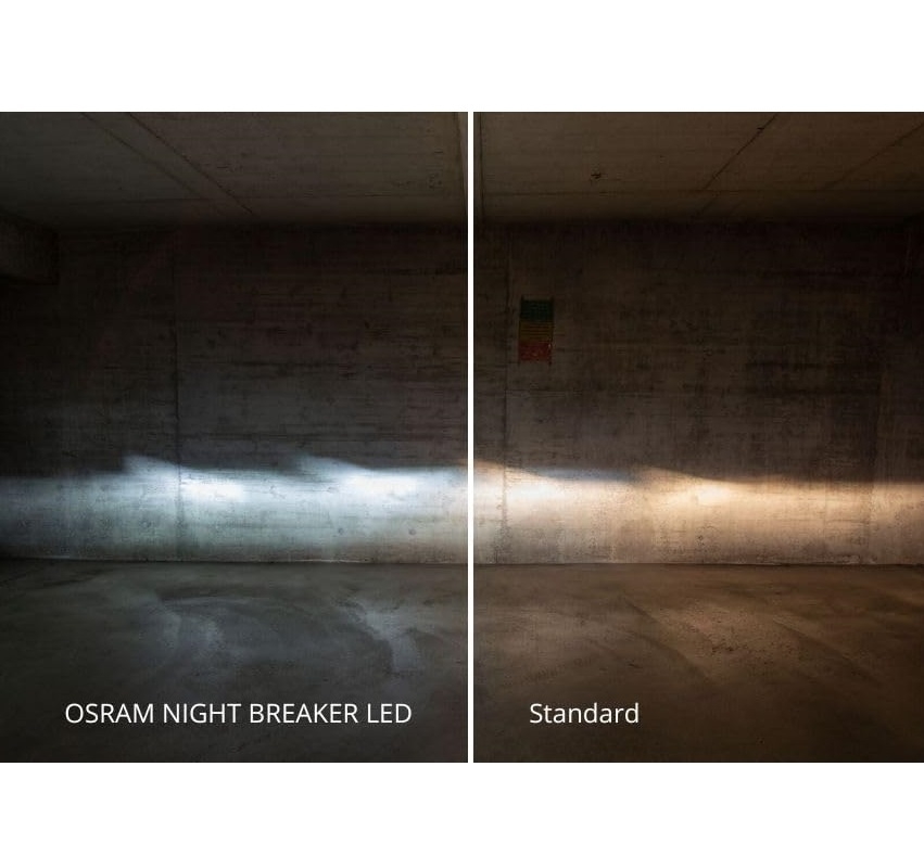 OSRAM NIGHT BREAKER H7 LED 330% Set für VW Touran 1T3 GP2 10-15 mit Adapter + Canbus