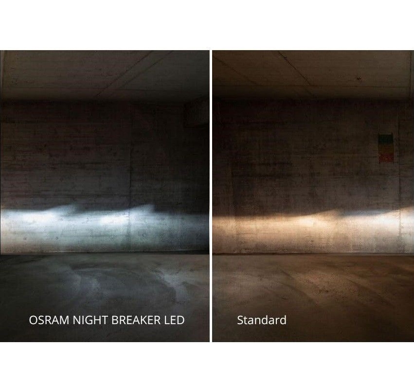 OSRAM NIGHT BREAKER H4 LED 330% Set für Skoda Citigo 2011-2017