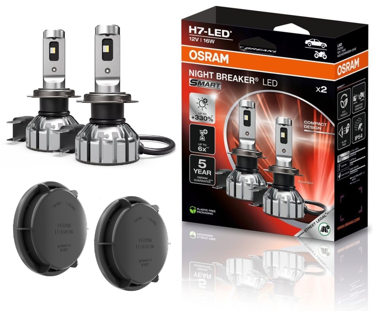 OSRAM NIGHT BREAKER H7 LED 330% Set für Skoda Octavia 5E 2017-2021