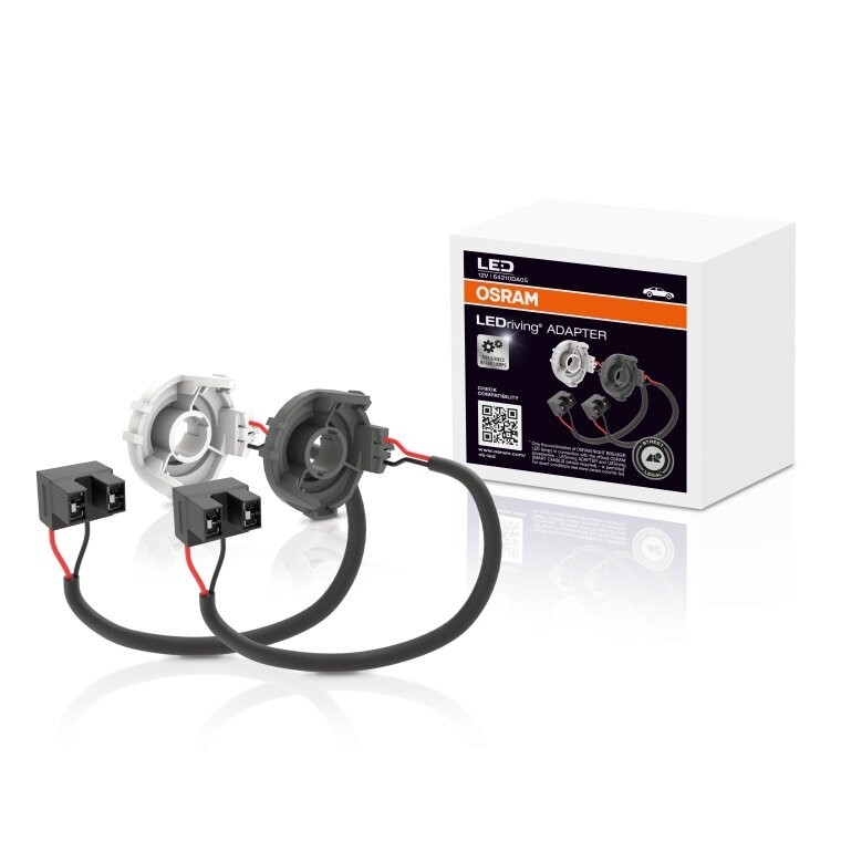 OSRAM NIGHT BREAKER H7 LED 330% Set für VW Sharan 7N mit Adapter + Canbus E1 2851