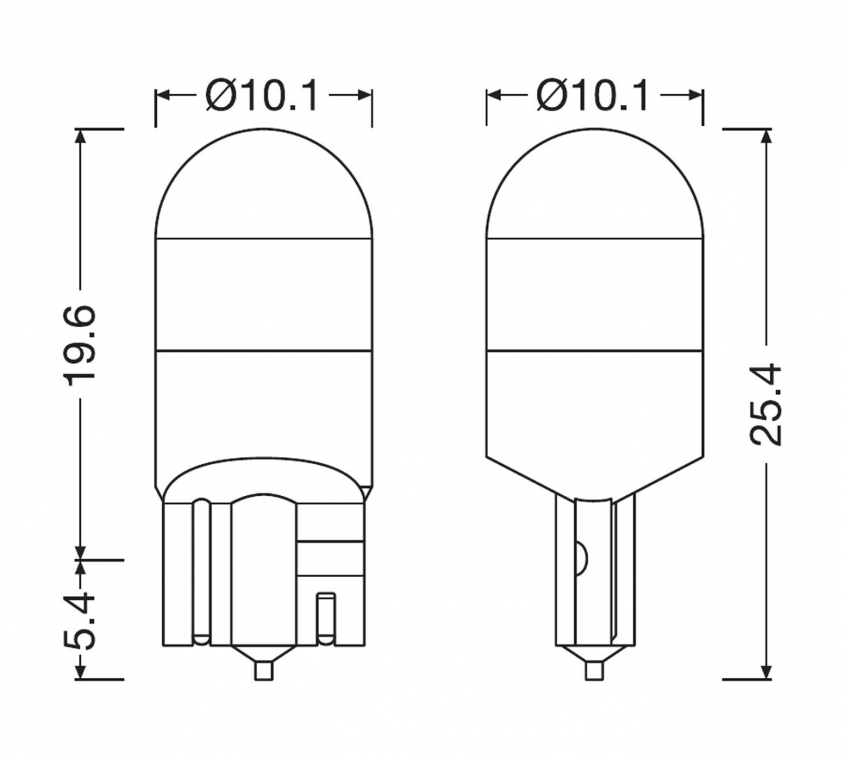 OSRAM NIGHT BREAKER LED W5W Lampe 5700K Standlicht Positionslicht Innenraumbeleuchtung