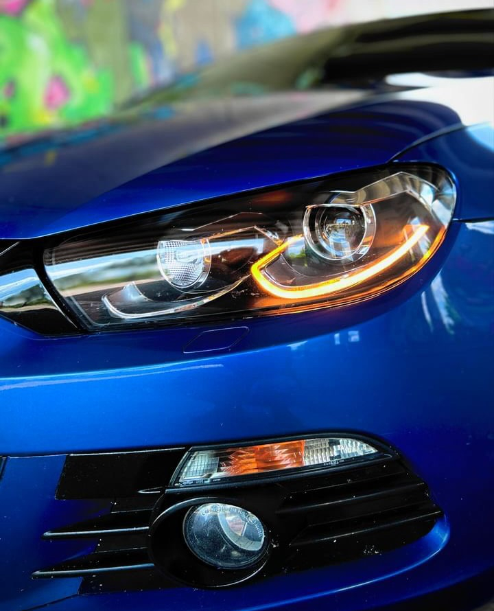 Voll Led Scheinwerfer für VW Scirocco 3 III 2008-2018 dynamischer Led Blinker für original Halogen