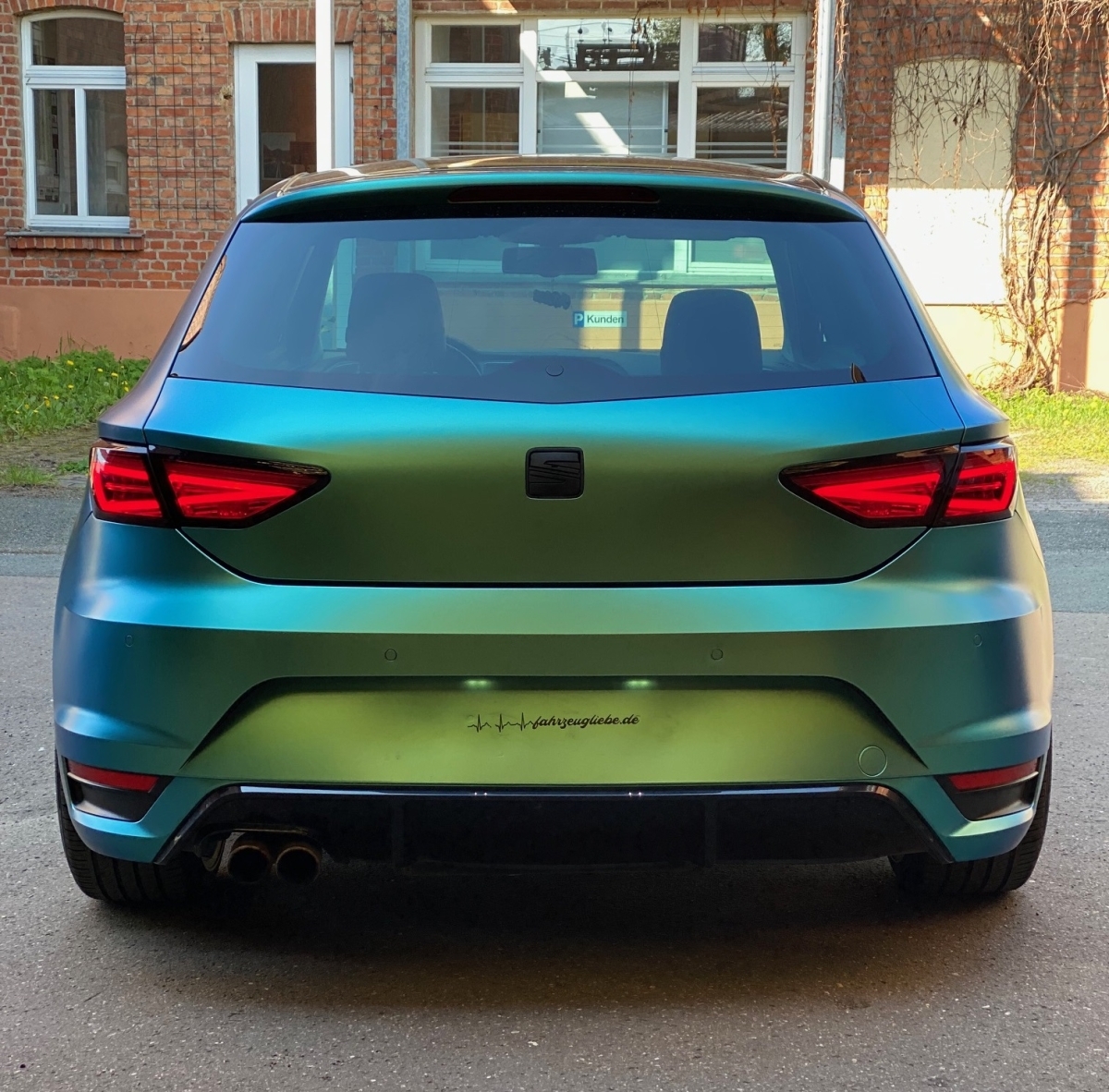 VOLL LED Rückleuchten für Seat Leon 5F 12-20 dunkelrot für orig. Led