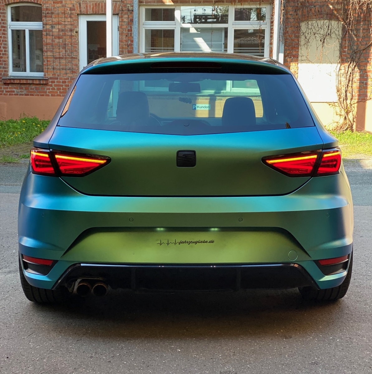 VOLL LED Rückleuchten für Seat Leon 5F 12-20 dunkelrot für orig. Led