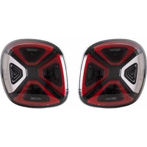 Led Rückleuchten für Smart FORTWO FORFOUR 2014-2019 schwarz rot klar