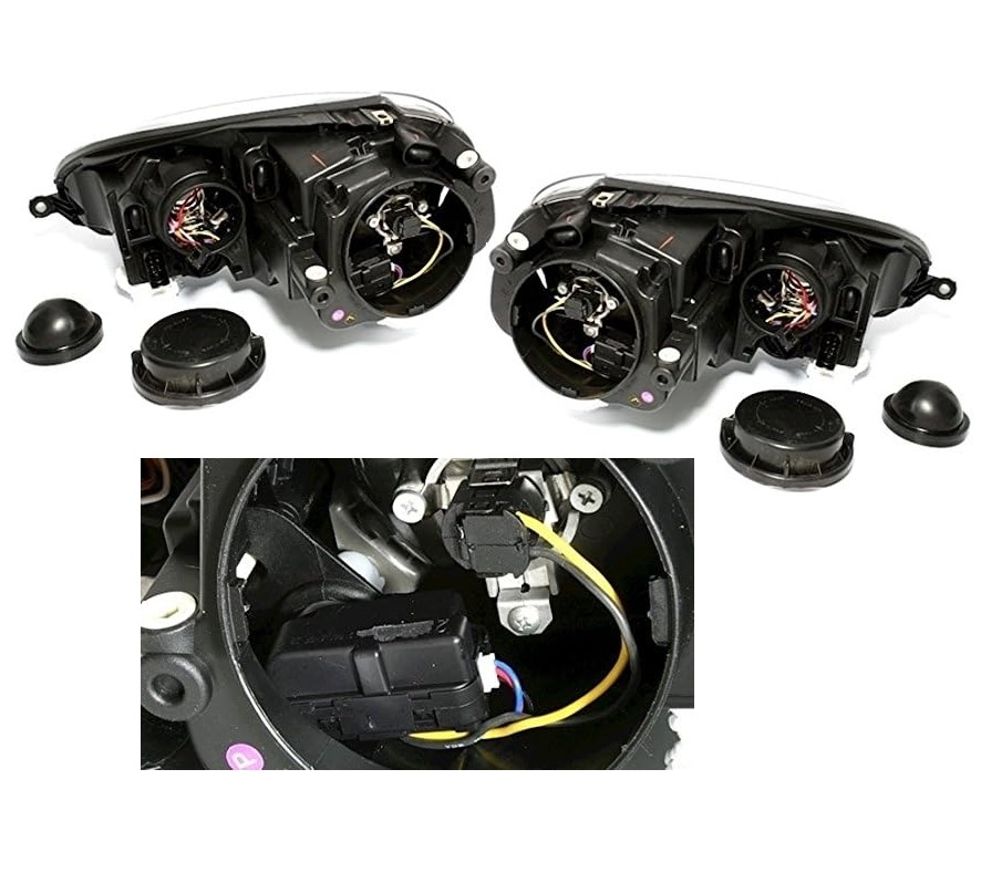 Depo Scheinwerfer für VW Golf 5 03-09 schwarz Hauptscheinwerfer SWV06ADB