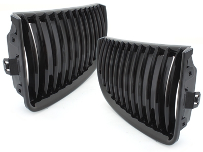 Frontgrill für BMW 3er E90 05-08 schwarz Klavierlack