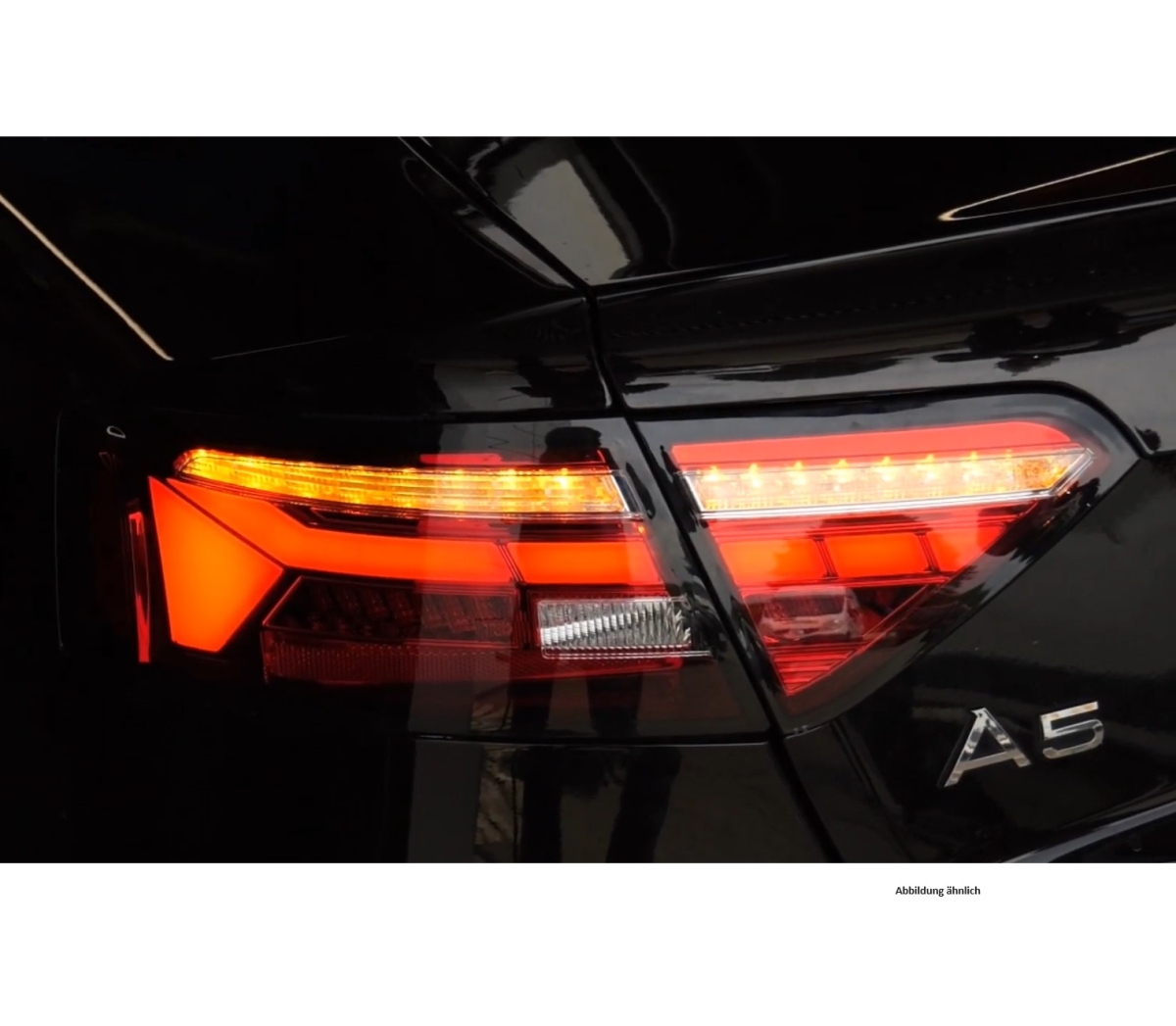 LED Rückleuchten für Audi A5 8T 8F 08/2011-2016 schwarz mit LED-Serie